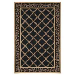   HK230D Black and Gold Country 56 x 56 Area Rug