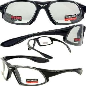    Cobra Safety Glasses Black Frame Clear Lenses