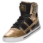   Footwear NEW AGE Hi Top Shoe Mens 10 Gold/Black NEW Free USA Shipping
