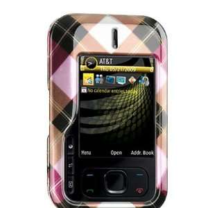Cuffu   Pink Check   Nokia 6790 Surge Case Cover + Reusable Screen 