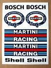 Porsche 911 Martini Club Stickers Decals Lancia Delta Artikel im 