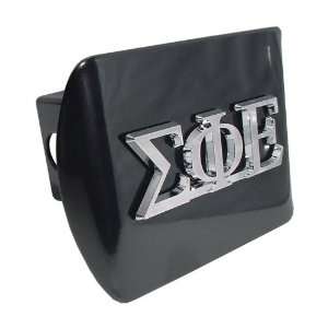 Sigma Phi Epsilon on Black Hitch Cover