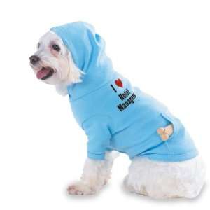 /Heart Hotel Managers Hooded (Hoody) T Shirt with pocket for your Dog 