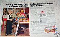 1983 ad Frito Lay Ruffles potato chips   Boy Architect  
