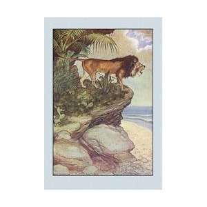    Robinson Crusoe The Most Hideous Roar 24x36 Giclee