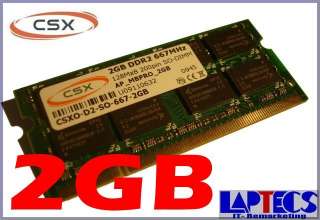 2GB CSX PC5300 667 Notebookspeicher SO DIMM PC+ Mac NEU  