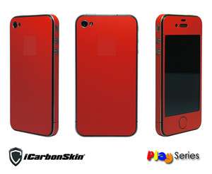 iPhone 4 MATTE RED FULL BODY VINYL SKIN 3M Di Noc  