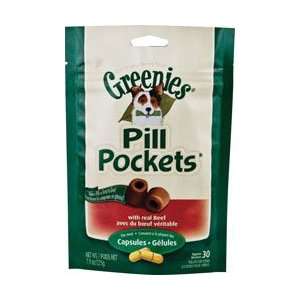  Canine Pill Pockets Capsule 7.9oz Beef