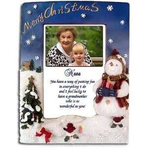   Christmas Picture Frame for Nana   You Add the Photo 
