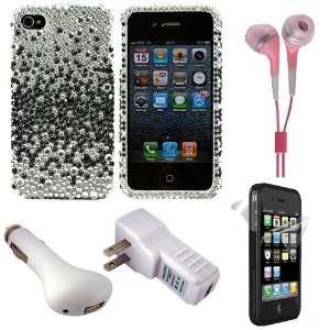  Diamante Protective Crystal Case Cover for Verizon Wireless iPhone 