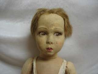 Antique Vintage 16 Lenci Boy Felt Doll  