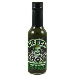  Green Ghost Naga Jolokia Hot Sauce 5oz. 