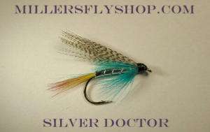 Silver Doctor #6 Wet flies  trout panfish  
