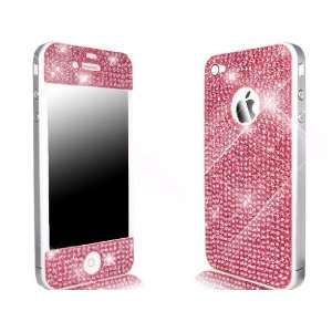   iPhone 4 Novoskins Pink Crystal Chic Skin Cell Phones & Accessories