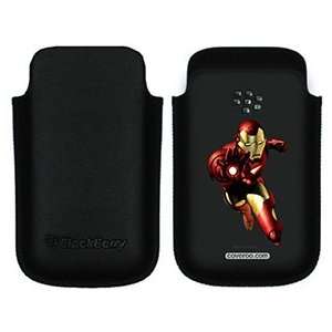  Iron Man Hand on BlackBerry Leather Pocket Case 