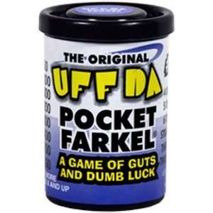    Pocket Farkel Dice Game   Miniature Set  Uffda Toys & Games