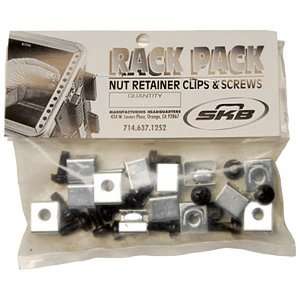   RACK PACK HARDWARE MOUNT KIT 12 CLIPS & SCREWS FOR SHOCK RACKS RACK C