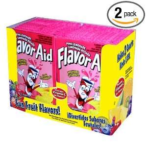 Flavor Aid Drink Mix, Pink Lemonade, 48 Count (Pack of 2)  