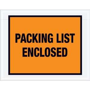   in. x 5 .50 in. Packing List Enclosed Envelopes