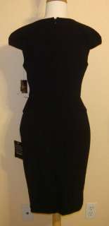 NWT Womens CHEQUER Beautiful Black Dress Size 4  