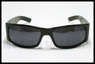 BIKER Sunglasses for Men Motorcycle Rider Style Dark BLACK Casual 