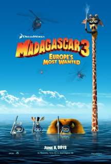 MADAGASCAR 3   Movie Poster DS  A  2012  