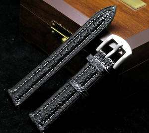 20mm High Quality Leather watch Band fits Seiko Citizen  