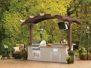Complete outdoor kitchen,S.S Bbq Doors, gas tank storage, cooler 