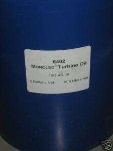 LUBRICATION ENGINEERS 6402 MONOLEC R & O COMPRESSOR OIL  