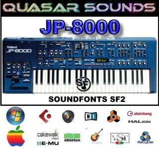 ROLAND JP 8000 SOUNDFONTS SF2  