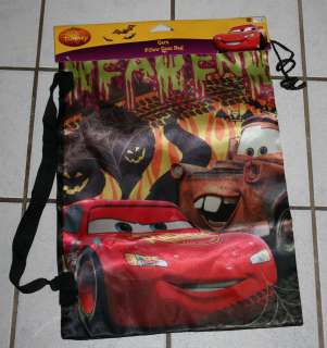 NWT Disney Pixar CARS Pillow Case Bag ~Trick or treat Bag 848349036492 