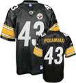 Troy Polamalu Black Reebok NFL Pittsburgh Steelers Toddler Jersey