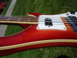 1976 Rickenbacker 4001 Bass Guitar Fireglo 4003  