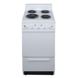 Premier 20 in. Freestanding Electric Range in White EAKLOHOP at The 