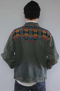 Pendleton The Denim Jacket With Jacquard Yokes  Karmaloop 