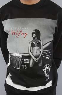 Two In The Shirt) The Wifey Crewneck in Black  Karmaloop 