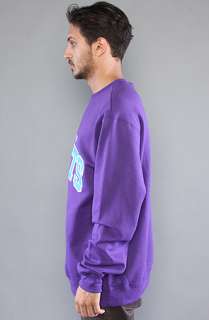 Mitchell & Ness The Charlotte Hornets Arch Sweatshirt in Purple 