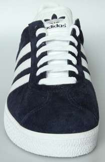 adidas The Gazelle 2 Suede Sneaker in Marine White  Karmaloop 