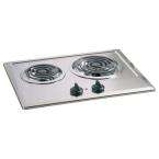21 in. Coil Electric Cooktop in Stainless Steel