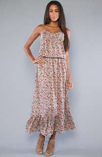 Lucca Couture The Signature Floral Maxi Dress in Blue  Karmaloop 