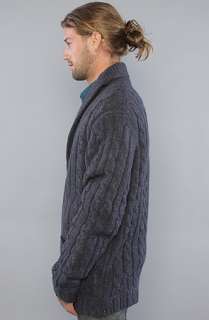 WeSC The Ewan Cardigan in Midnight Blue Melange  Karmaloop 