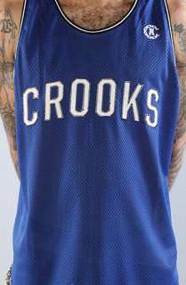 Crooks and Castles The Game Time Jersey in Blue  Karmaloop 