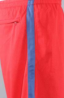 Crooks and Castles The Cross Court Basketball Shorts in True Red 