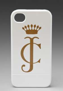 JUICY COUTURE JC Crown iPhone Cover in Pearl White  