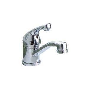  Classic Collection 4 in. 1 Handle Low Arc Bathroom Faucet in Stainless