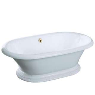 KOHLER Vintage 6 Ft. Bathtub With Center Drain in White K 700 0 at The 