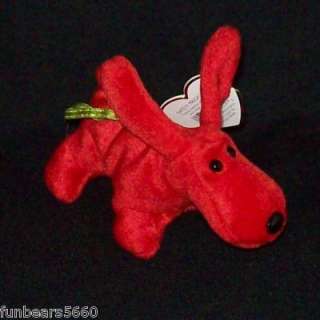 TY JINGLE Beanie ROVER Red Dog 5 MWMT  