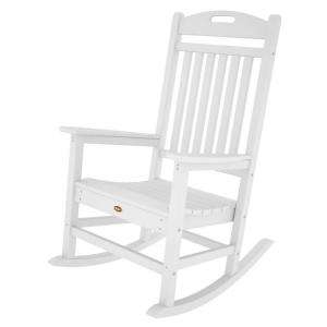 Trex Outdoor Furniture Yacht Club Classic White Rocker TXR100CW at The 