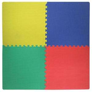 Best StepPrimary Color 2 ft. Square Interlocking Foam Mats (4 Pack)