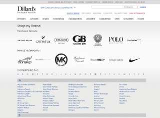 Have a favorite brand? Our new Shop by Brand area highlights some of 